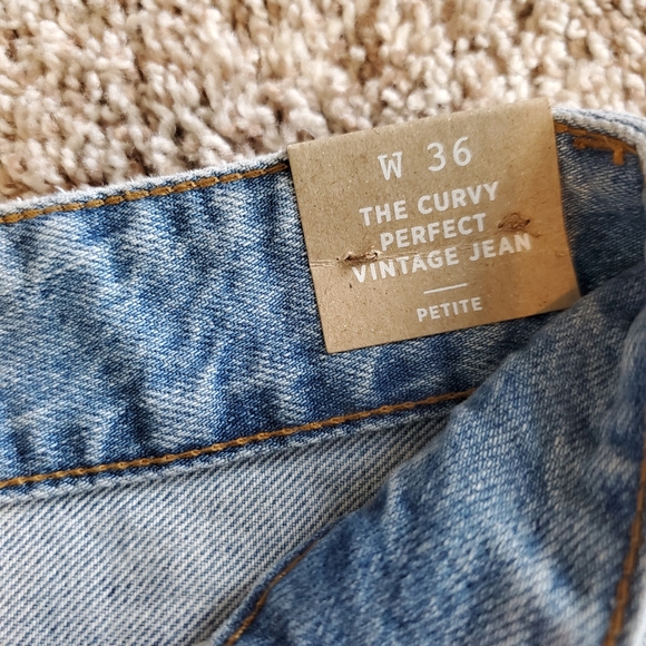 Madewell Women's Curvy Perfect Vintage Jean in Fitzgerald Wash new petite nwt 36 - Picture 7 of 7